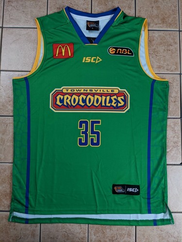 Camiseta deportiva para hombre Clint Steindl Townsille Crocs 2014 auténtica ISC NUEVA CON ETIQUETAS talla XL - Imagen 2 de 8
