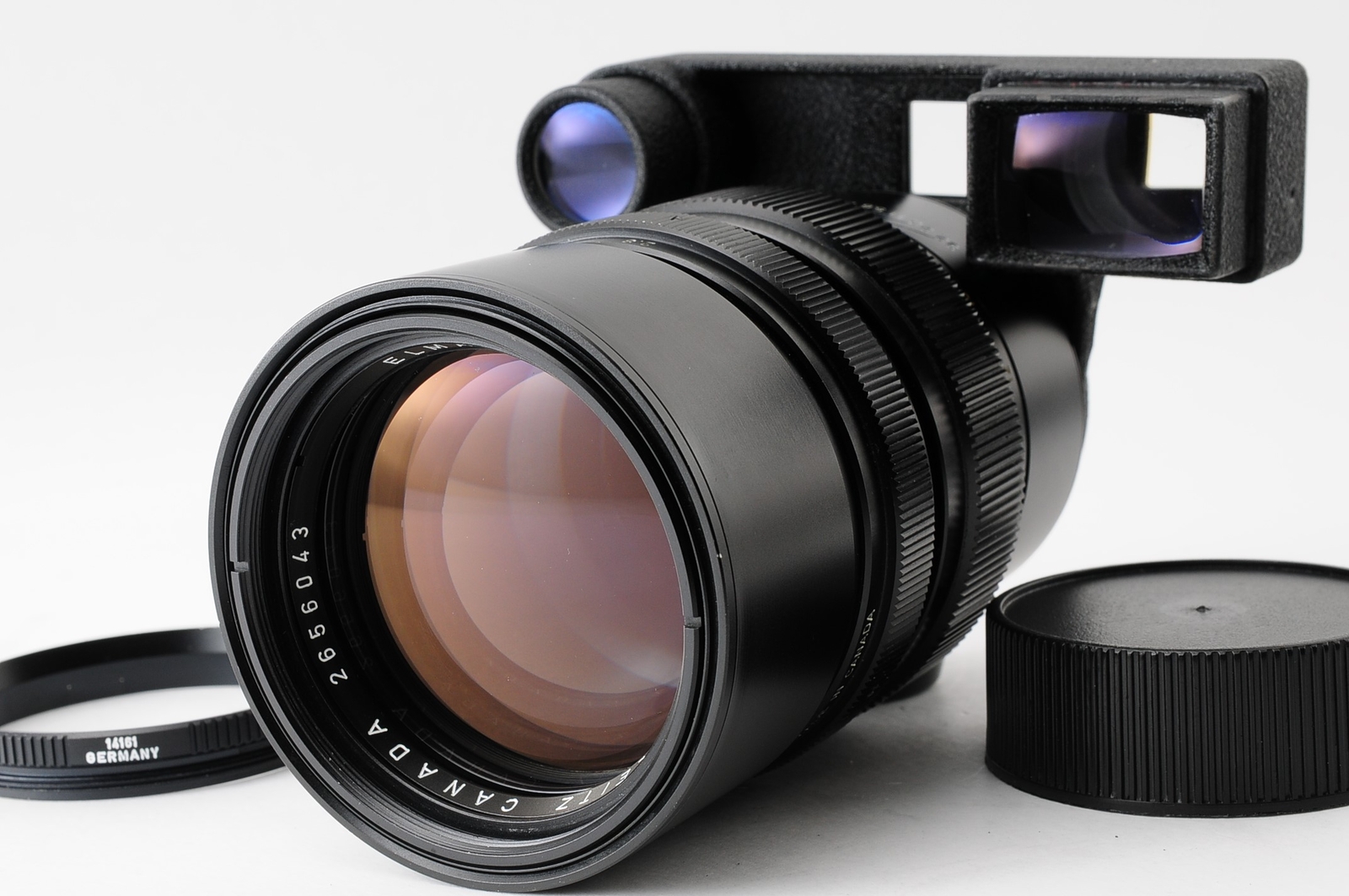 Leica Elmarito M 135mm f/2.8 Late With Black Glasses JAPAN [Near MINT] #1121