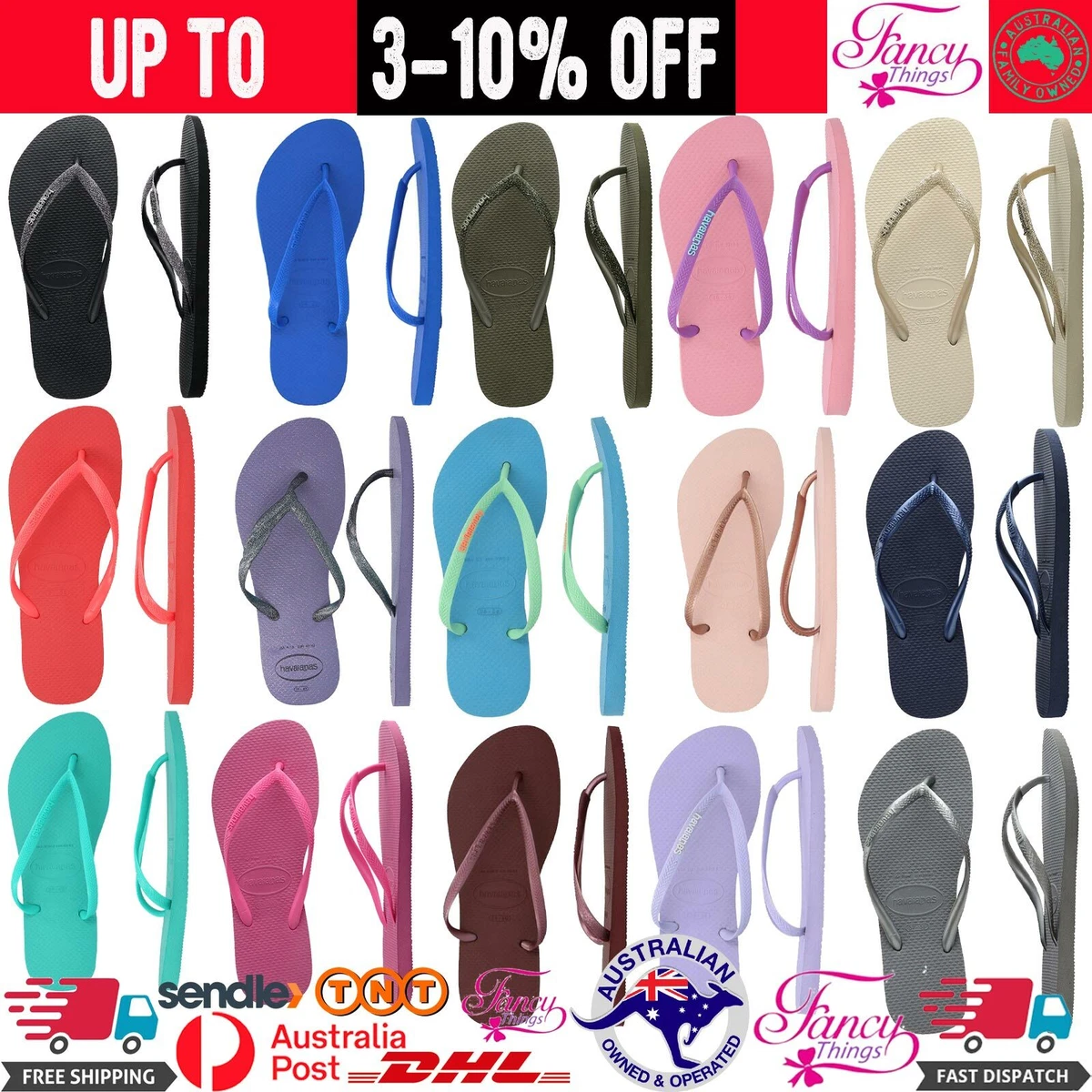 Havaianas sales thongs sizes