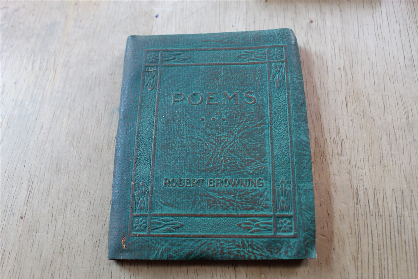 Little Leather Library Poems Robert Browning Green Cover