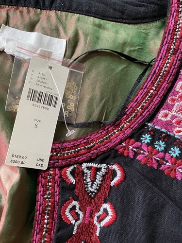 NEW Anthropologie Abstract Embroidered Jacket size S - Picture 9 of 15