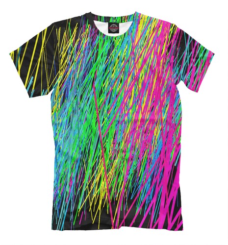 EDM neon tee - abstract rave t-shirt 