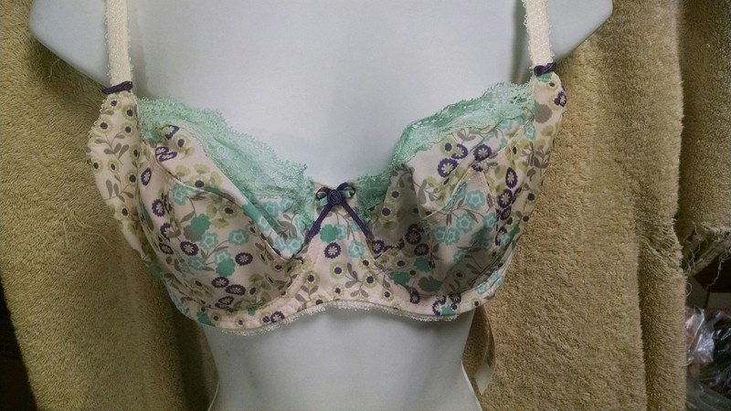 Freya 4531 Celia Plunge Balcony UW UK 34D/US 34D Aqua NWOT