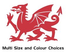WELSH DRAGON STICKER/DECAL CAR / VAN / LORRY / CAMPER VAN / LAP TOP / MULTI SIZE