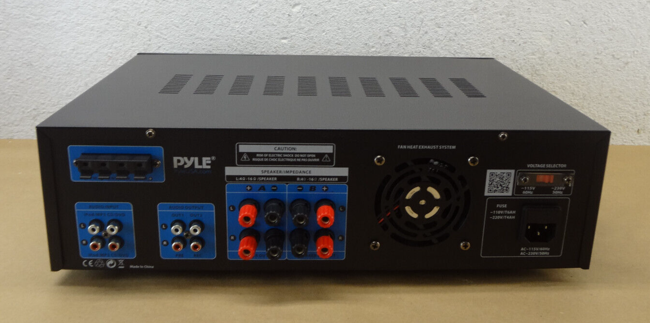 Pyle PT390BTU Wireless Bluetooth Power Amplifier System 300W 4 Ch Home Theather 68888759496 eBay