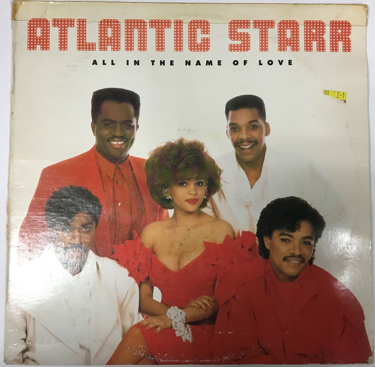 Atlantic Starr - All in the Name of Love on Vinyl LP 1987 Warner
