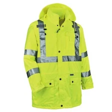Ergodyne GloWear 8365 Hi-Vis Rain Jacket Type R Class 3 - medium, new