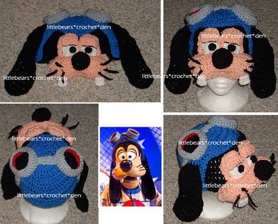 CUSTOM Boutique CROCHETED THE GREAT GOOFINI Hat Beanie costume GOOFY