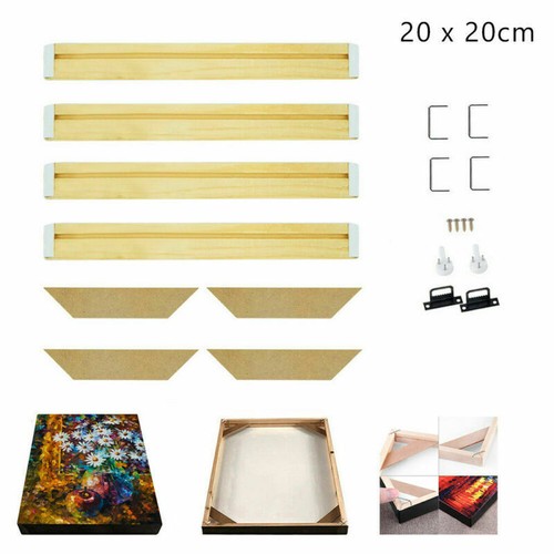 Stretcher Wall Gallery Strips Bar Professional Frame Canvas Pine Art DIY Wooden - Picture 12 of 36