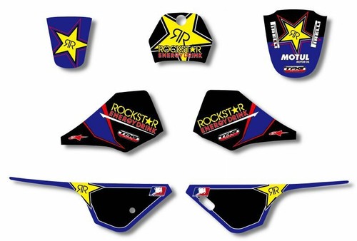 3M YAMAHA PW80 PW 80 ENERGY DRINK ROCKSTAR GRAPHICS DECALS STICKERS KIT SET NEW - 第 1/1 張圖片