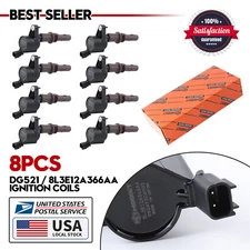 8x For  Motorcraft Ignition Coils DG521 For Ford F150 Expedition 4.6L 8L3Z12029A