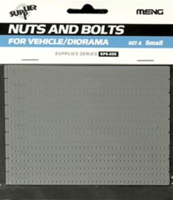 MENG MODEL Small Nuts & Hex Bolts Set A Plastic MGMSPS5-NEW