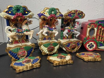 Mr. Christmas 90s Holiday Carousel Circa 1874 Lights Music