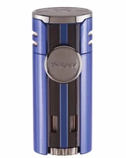 XiKAR 574BL HP4 Quad Flame Cigar Lighter Gift Box Warranty Blue