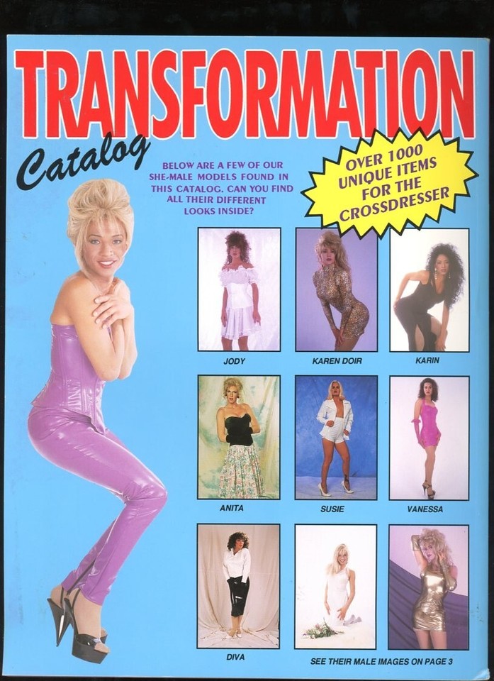 Transformation Catalog Cross dressing, LGBTQ, Drag Queen, Gay