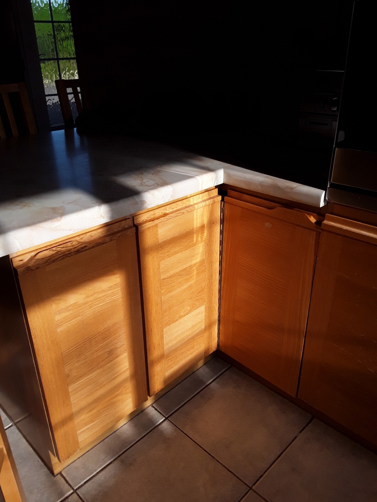 used solid oak kitchen units. eBay