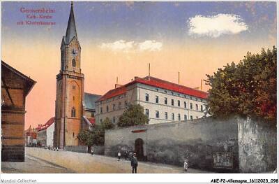 AKEP2-0182-DEUTSCHLAND - GERMERSHEIM - Kath - Kirche Mit Klosterkaserne