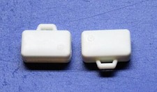 2 x KOFFER WEISS PLAYMOBIL zu KLICKY COLOR Western Aristokrat Reisender RARITÄT