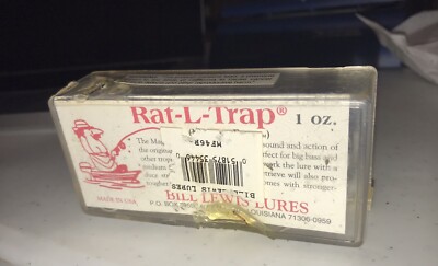 Leurre Rat-L-Trap Bill Lewis RT 46R 1/2 Oz - Neuf Ancien Stock - Crankbait Poisson