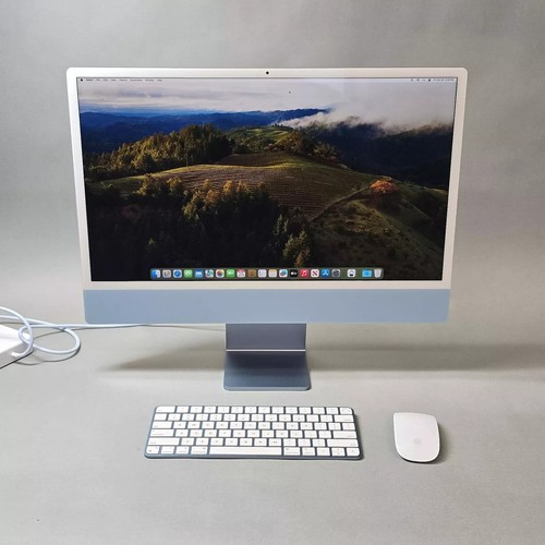 Apple - iMac 24" M3 chip - 8GB Memory - 512GB BLUE - Picture 2 of 2