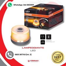 Lampeggiante Emergenza Girofaro Faretto LED Arancione Osram Auto A Batteria