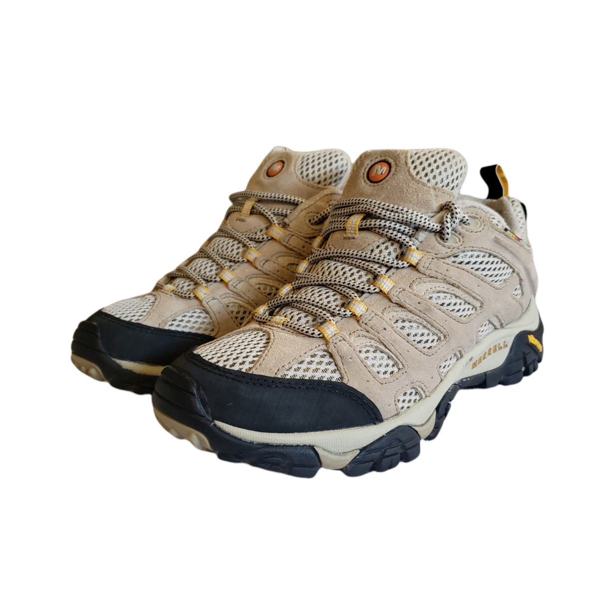 Merrell Moab Ventilatore Continuum Donna Taglia 7 5 Beige Scarpe da Escursionismo Trail Scarpone