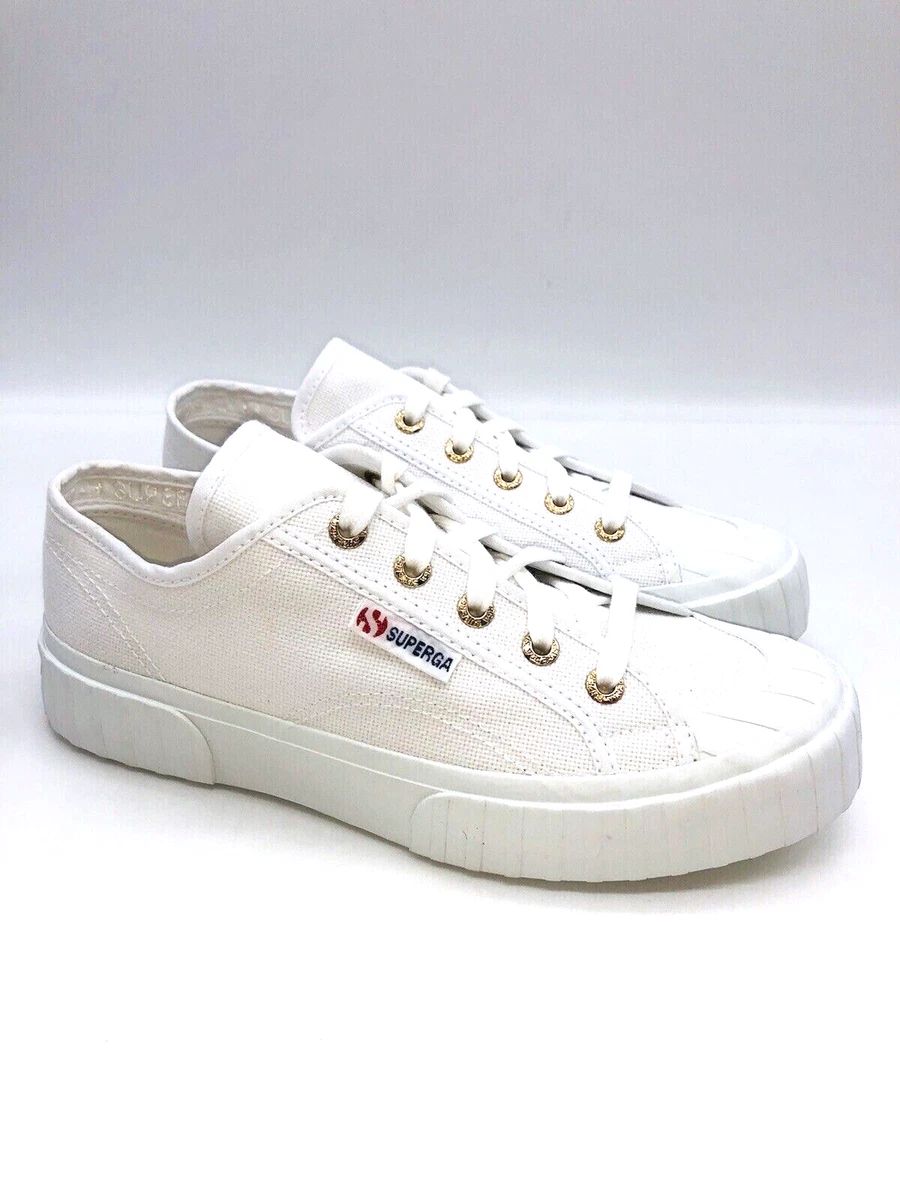 Superga Unisez 2630 COTU A3C Sneaker White Gold EUR 41 Men 8