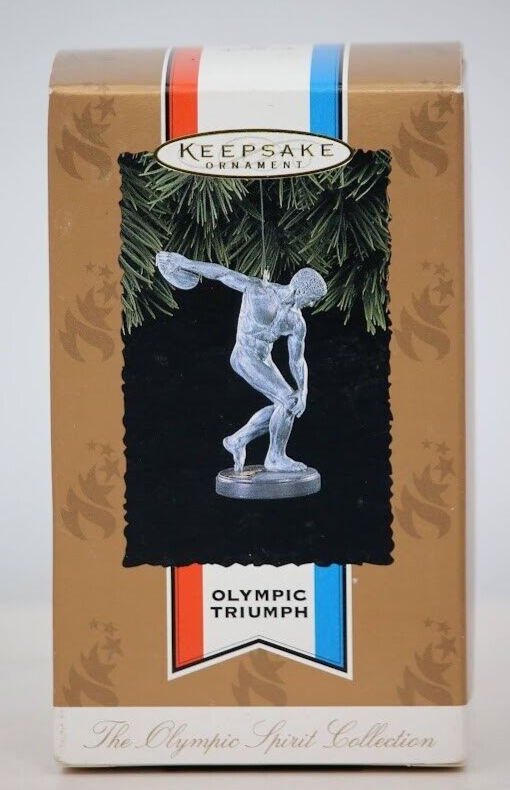 1996 Atlanta Olympics Hallmark Keepsake Ornament Olympic Triumph with Box