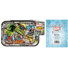 Marvel Avengers Spiderman Thor Hulk Comics Molded Pencil Case Kids School