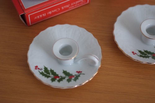Vintage Ceramic Chamber Stick Candle Holder In Box, New Old Stock, Made in Japan - Picture 4 of 10