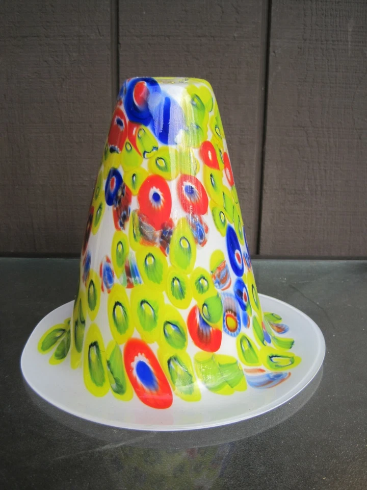 Nuevo en caja Iluminación colgante World Imports W17761337 vidrio soplado a mano multicolor Foto 2 de 4