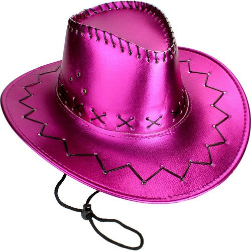 ADULT SHINY HOT PINK OUTBACK DROVER 