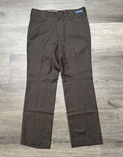 Vintage 70s Pendleton slacks dress pants Virgin Wool Unisex Brown size 34x31 USA