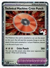 Pokemon Prize Pack 6 Paldean Fates Holo 090/091 Technical Machine: Crisis Punch