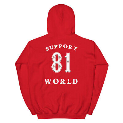 01 Hells Angels 81 NorthSide Support81 Hoodie Big Red 01 Hells Angels 81 NorthSide Support81 Hoodie Big Red