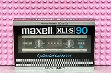 MAXELL XLI-S     90    TYPE I  BLANK CASSETTE  TAPE (1)  (SEALED)