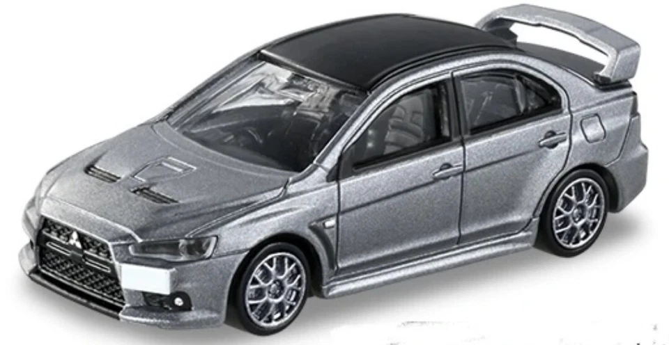 Tomica Premiun #2 Mitsubishi Lancer Evo Silver | Model Car | AU STOCK - Image 2 of 3
