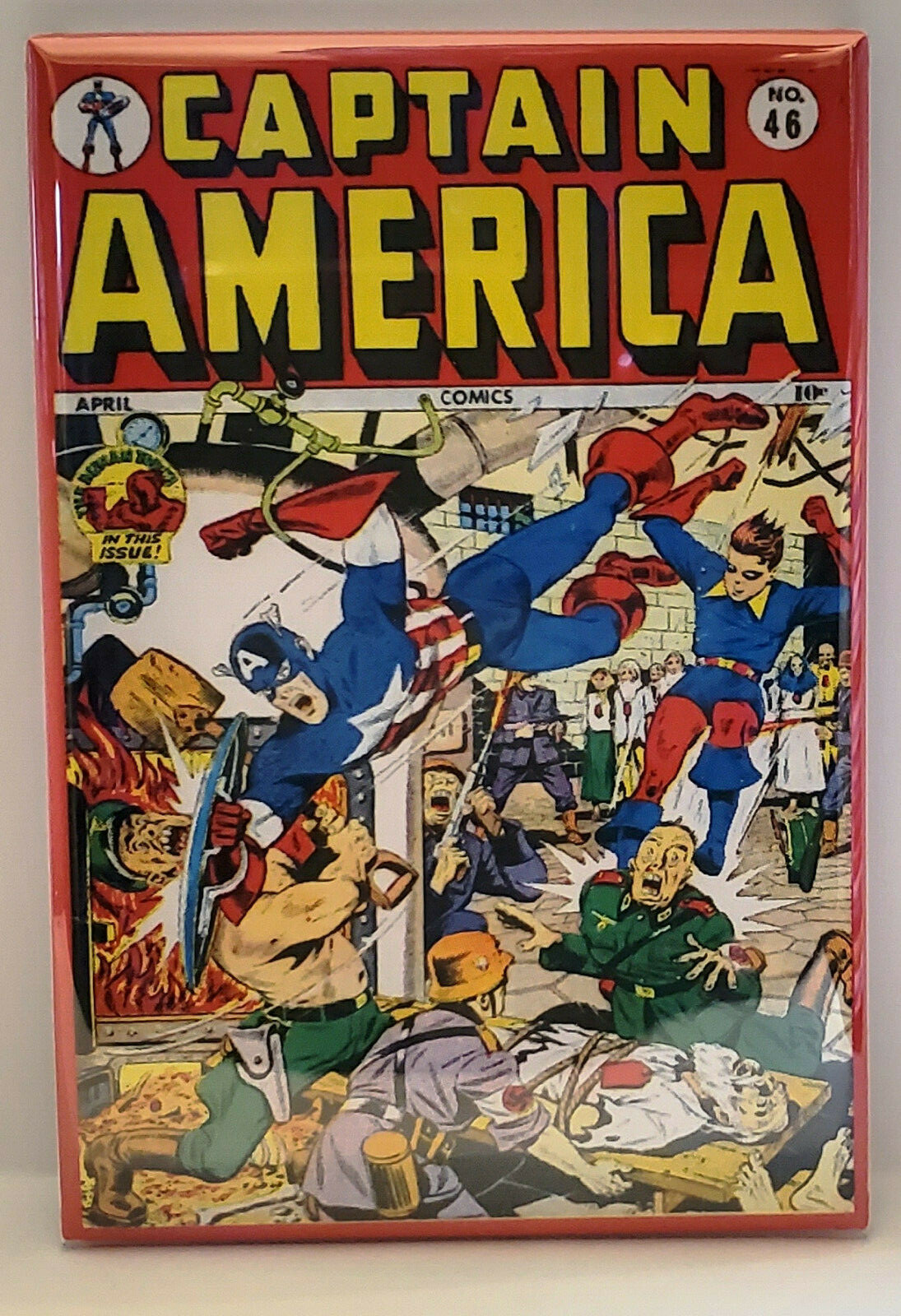Captain America #46 MAGNET 2"x3" Refrigerator Locker Comic Book FREE SHIPPING