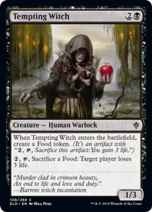 Tempting Witch x4 - Throne of Eldraine - NM-Mint, English - Throne of Eldraine