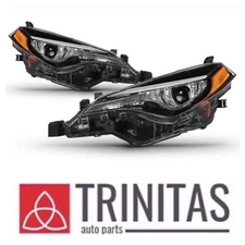 NEW SET 17 18 19 Corolla CE L LE LE-ECO Headlights Headlamps 2017 2018 2019