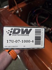 Deatschwerks 1000cc Top Feed Fuel Injectors Upgrade 2007-21 Wrx Sti 2.5 Turbo