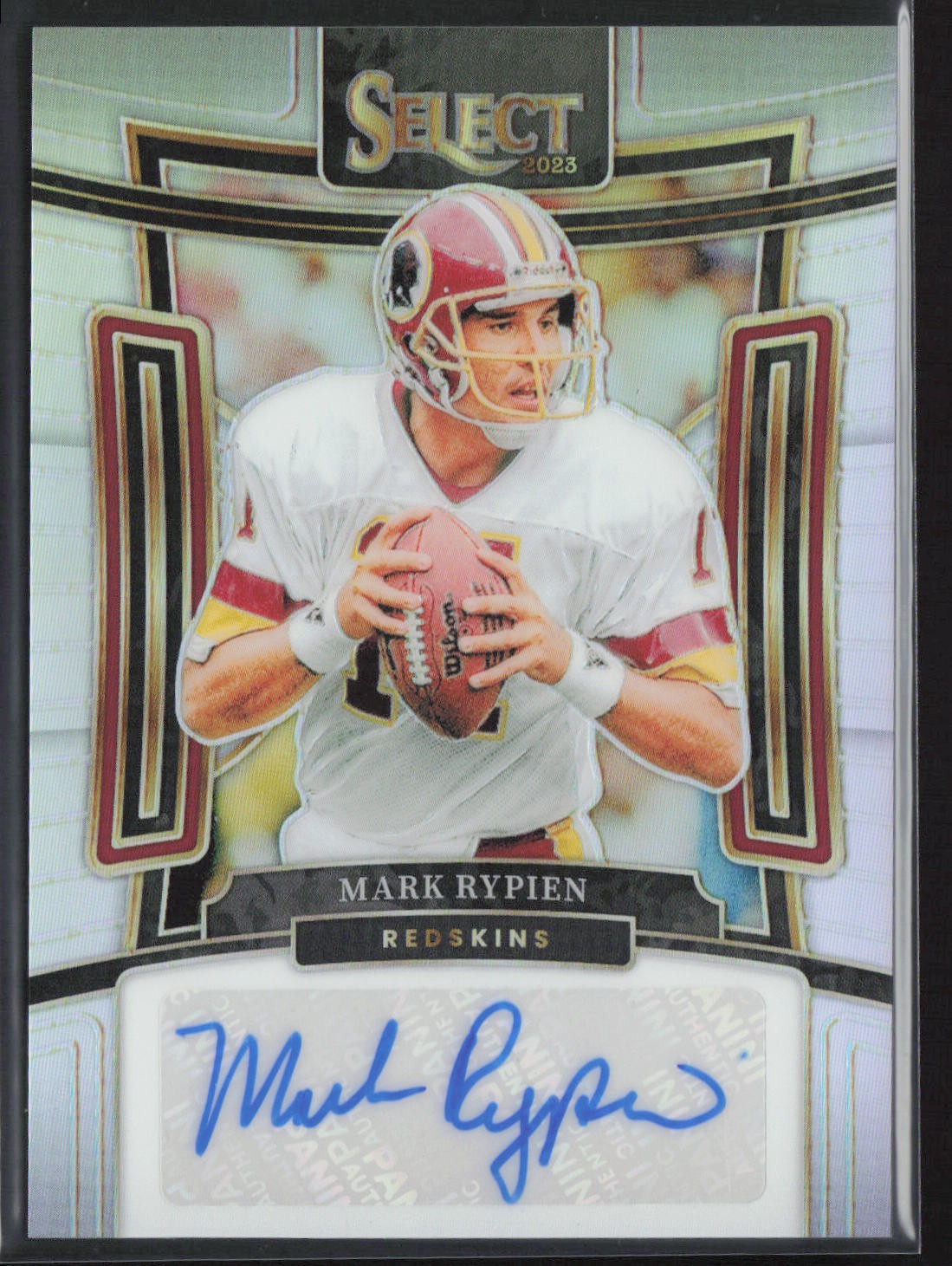 2023 Panini Select #SIG-MRY Mark Rypien Signatures Silver Prizm Auto #/399