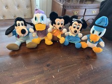 Vintage 1984 Mickey  s Christmas Carol 8  Plush Lot Of 5 Complete Set Hardees