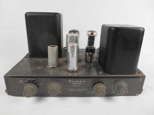 Vintage Heathkit A-9C 20 Watt Mono Tube Amplifier 6L6 12AX7 Working