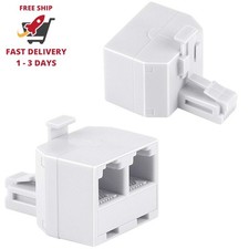 Adaptador de pared d plex RJ11, divisor de l nea telef nica dual, conector de