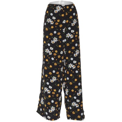 Cubus, Palazzohose, Größe: 42, Schwarz/Gelb/Weiß, Elasthan/Polyester #aCz