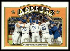 2021 Topps Heritage World Series Champions (Los Angeles Dodgers) Los Angeles