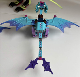 Lego Elves Dragon Lot Light Green Blue Dragon Incomplete Parts Wings 41183 41172