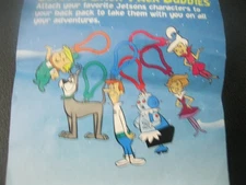 Jetsons  "The Complete 6 Figure Back Pack Buddies Set"  NIP Jack In The Box 2000