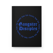 Gangster Disciples Hardcover Journal Matte Notebook GDN 7414 GD Folks